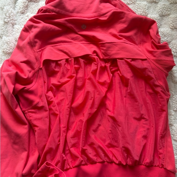 Lululemon Athletica Vibrant Pink Bomber Jacket - Picture 3 of 4